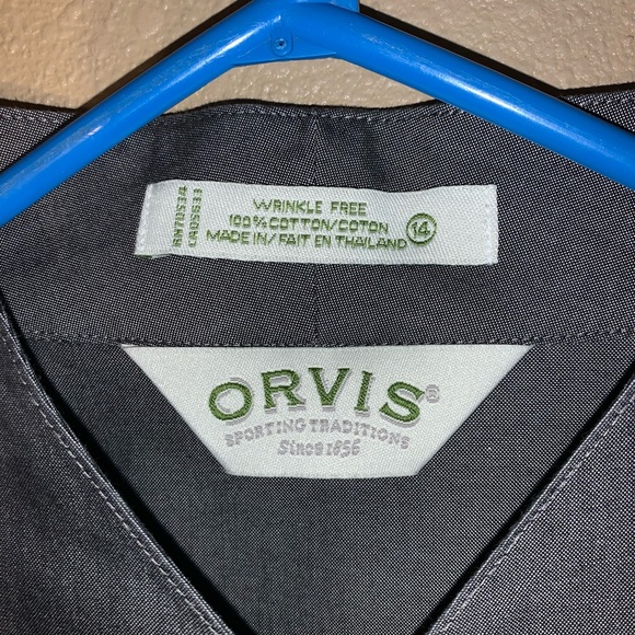 Womens Non-Iron Pinpoint Stand-Collar Shirt Size14 - Picture 3 of 3